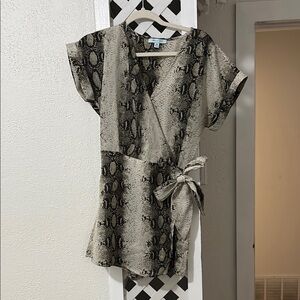 She + Sky Animal Print Dress